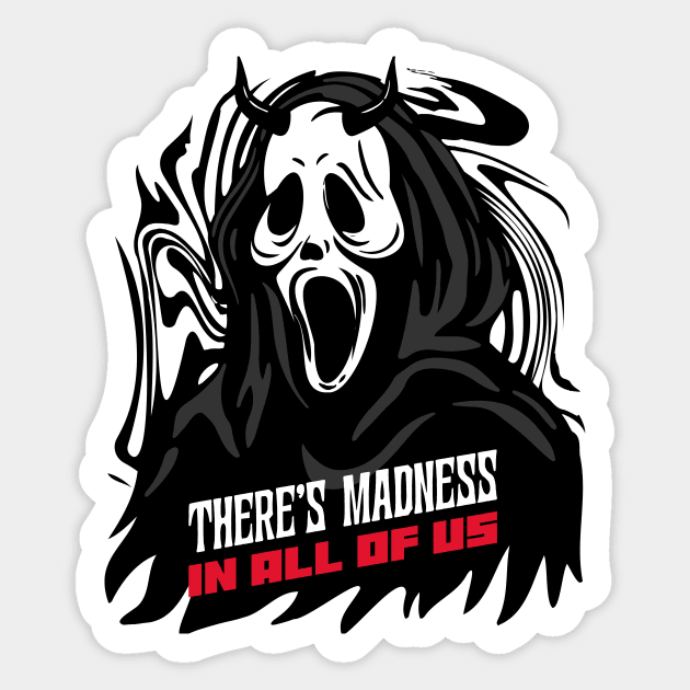 Slasher Film Scary Movie Horror Movies Sticker by Tip Top Tee's